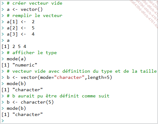 Langage R - Structure des données avec R