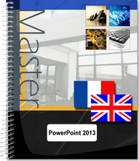 PowerPoint 2013 - FR/EN : texte en français sur la version anglaise de PowerPoint
