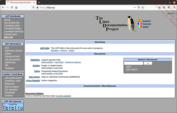 site web The Linux Documentation Project