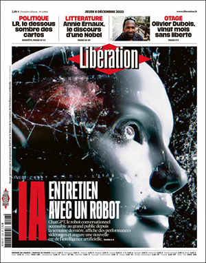 Une de Libération : discussion avec un robot