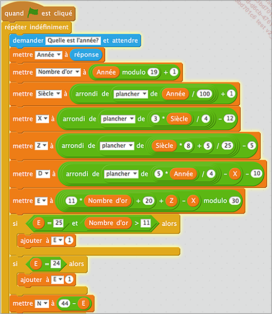 L’environnement de mBlock3 : l'algorithme de calcul