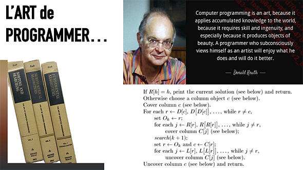 Livre L'art de programmer de Donald Knuth
