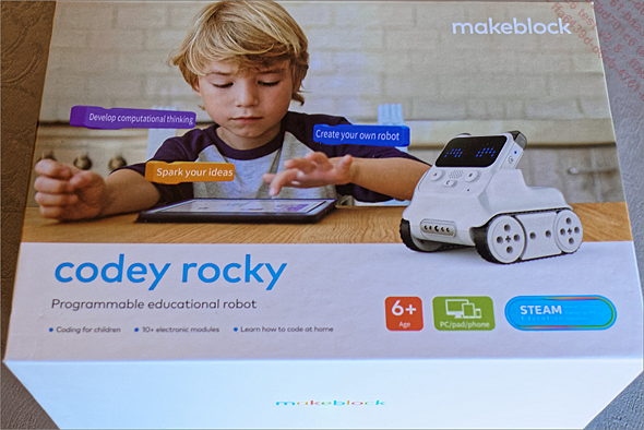 Codey Rocky, un petit robot pour l’education aux STEAM